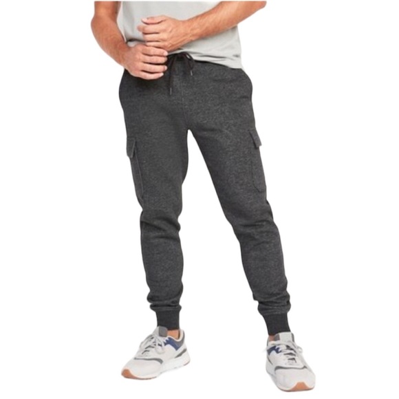 *BUNDLE* 2 Pair Old Navy Tapered Cargo Jogger Sweatpants - Picture 2 of 16